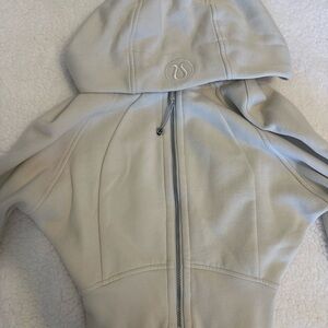 lululemon athletica Cream Hooded Jacket